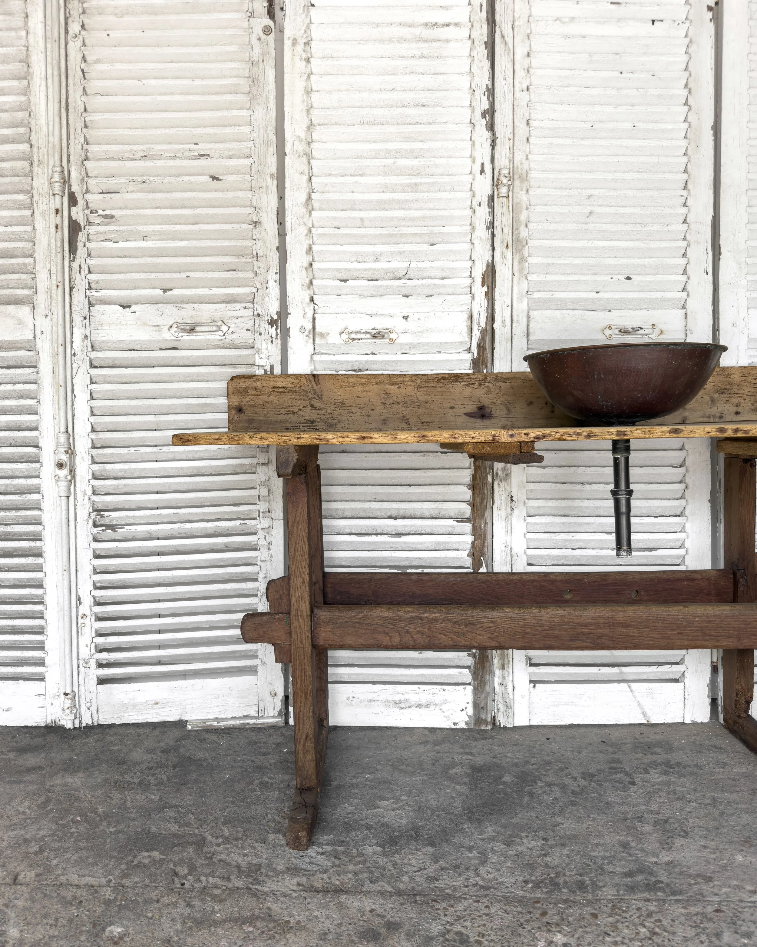 Antique French Work Table Vanity