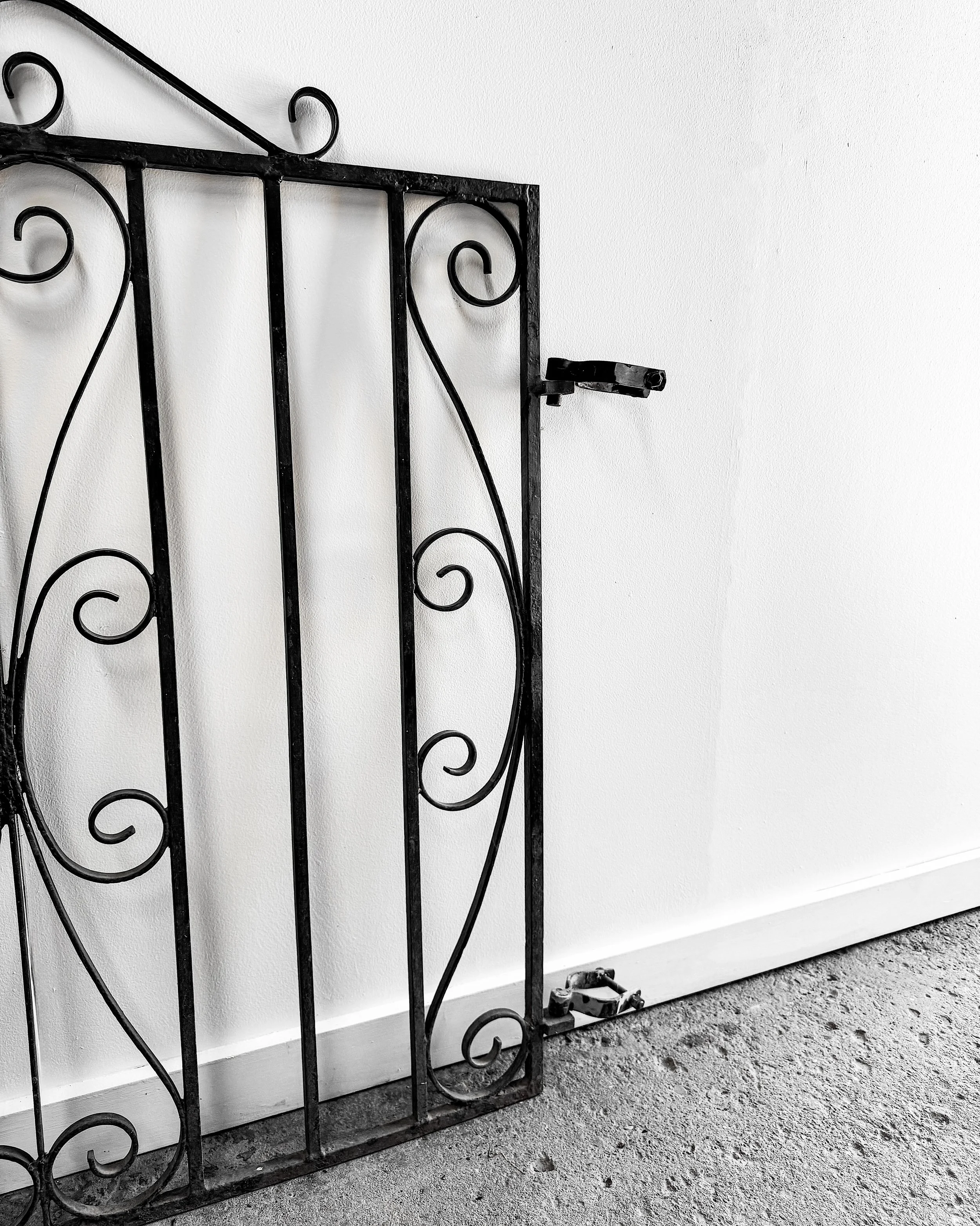 Early 20th Century Wrought Iron English Garden Gate