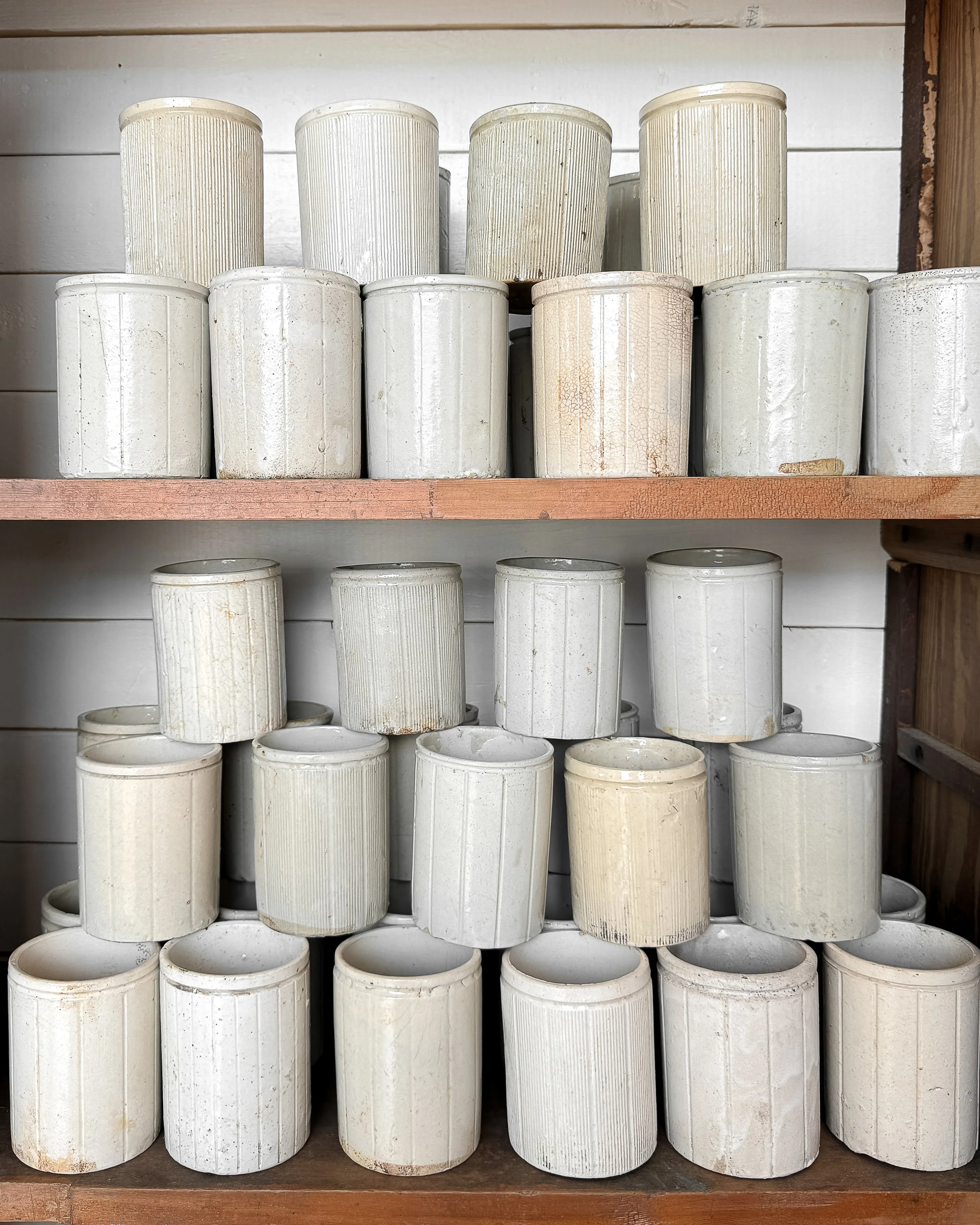Victorian Stoneware Marmalade Jars