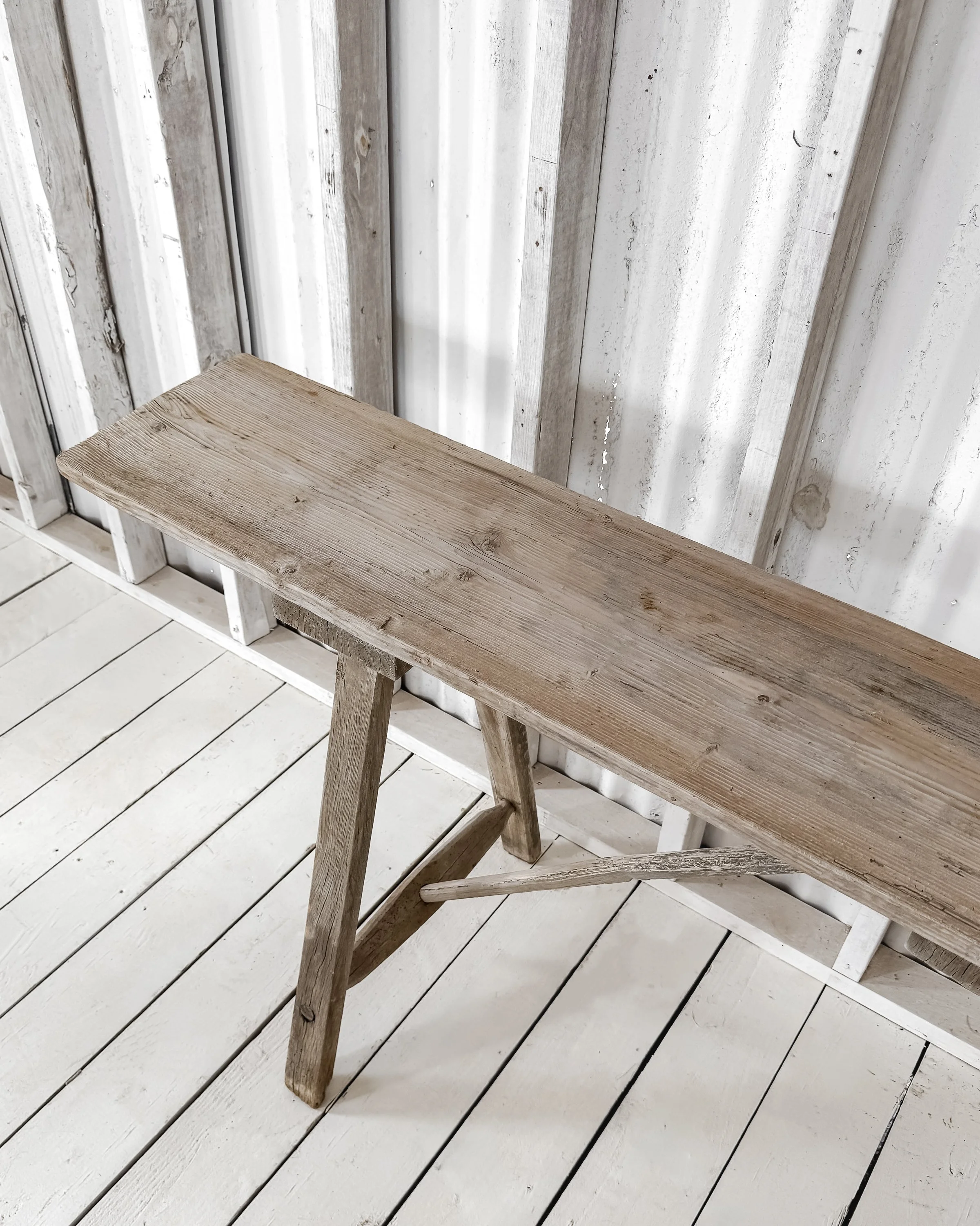 Antique French Lavandiere Console Table