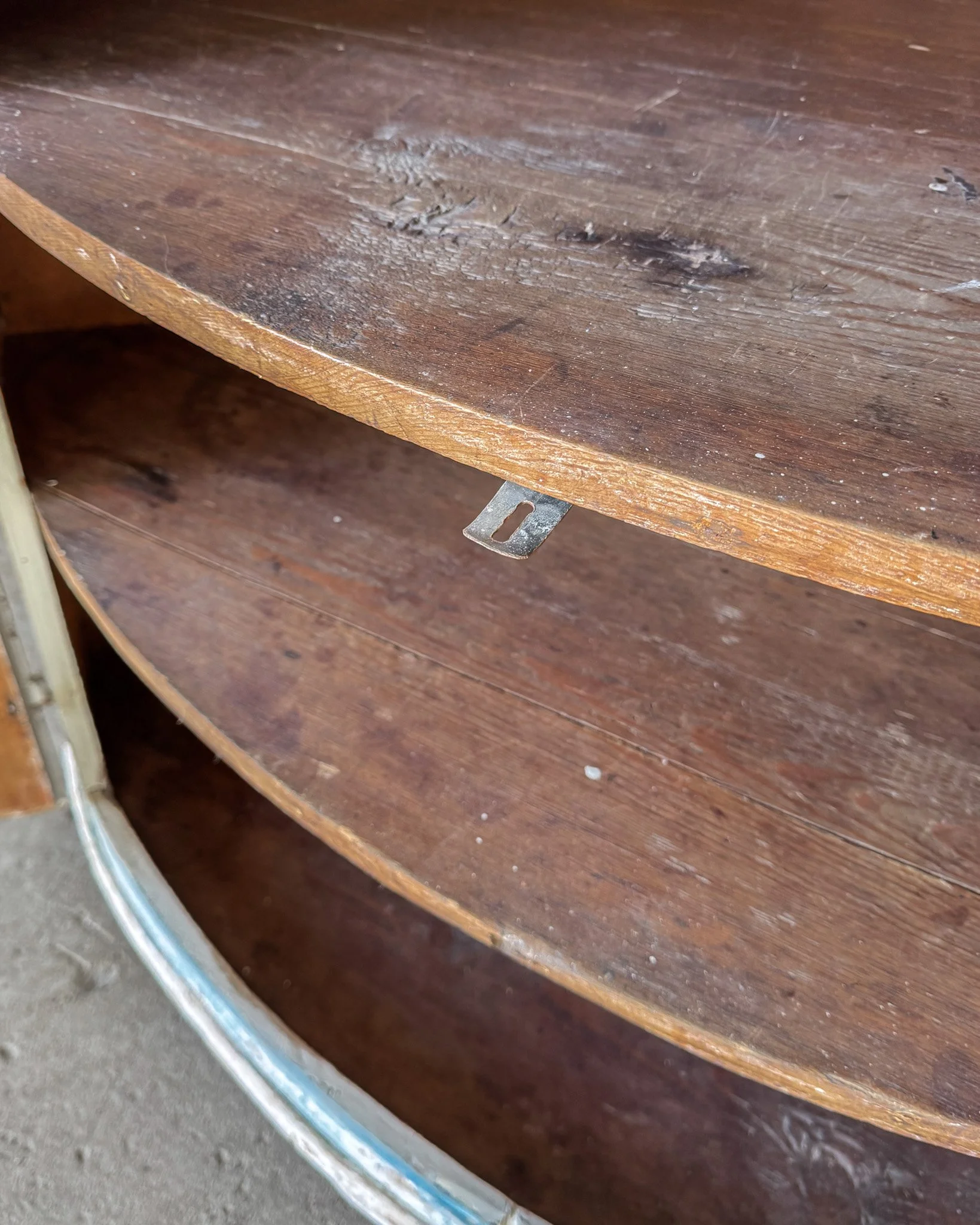 Early 19th C. Swedish Gustavian Corner Cupboard