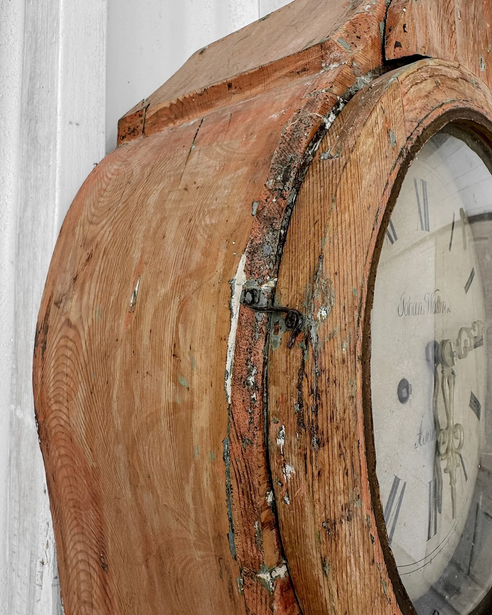 19th Century Swedish Mora Clock with Tall Crown