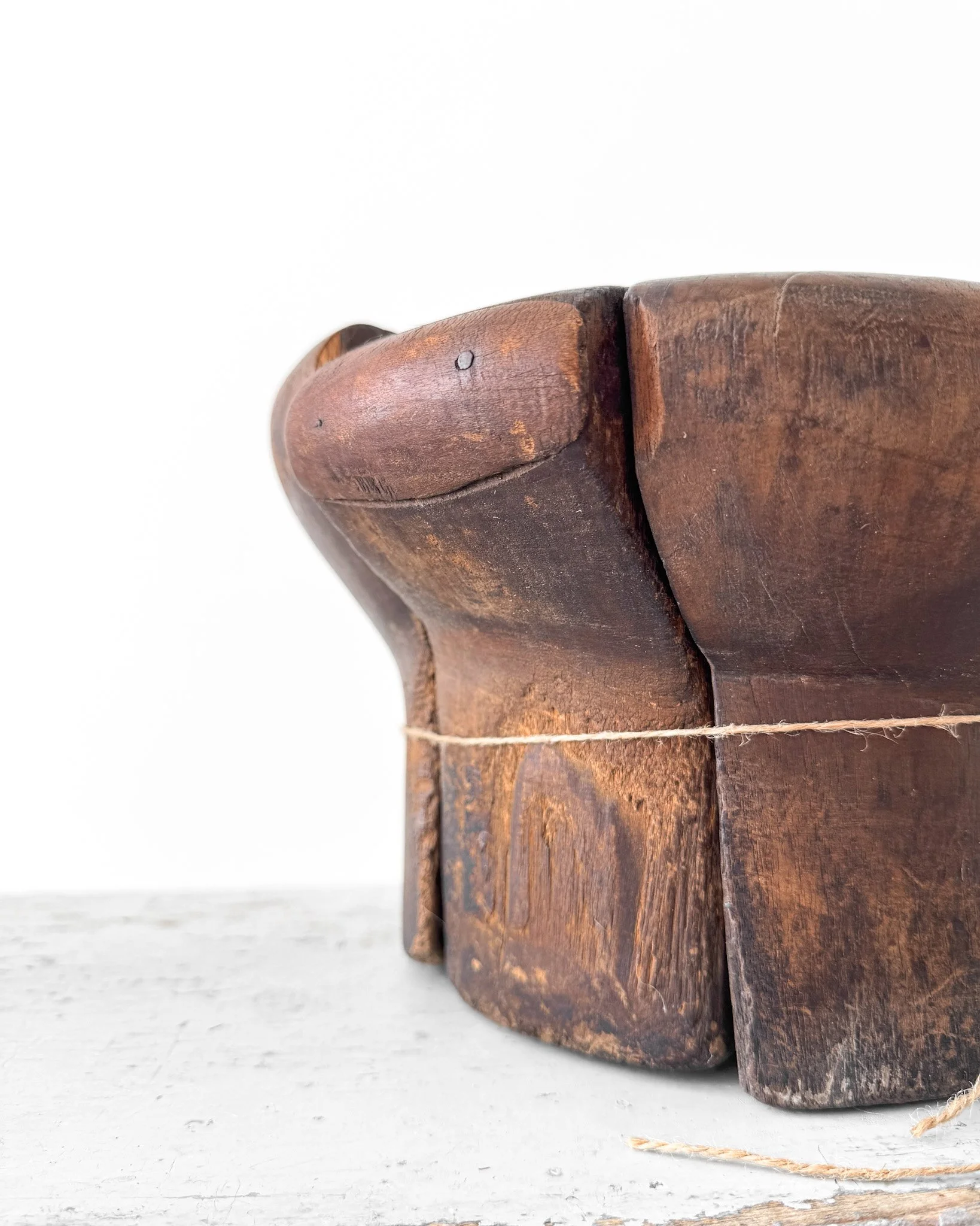 Antique Wooden Puzzle Hat Blocks