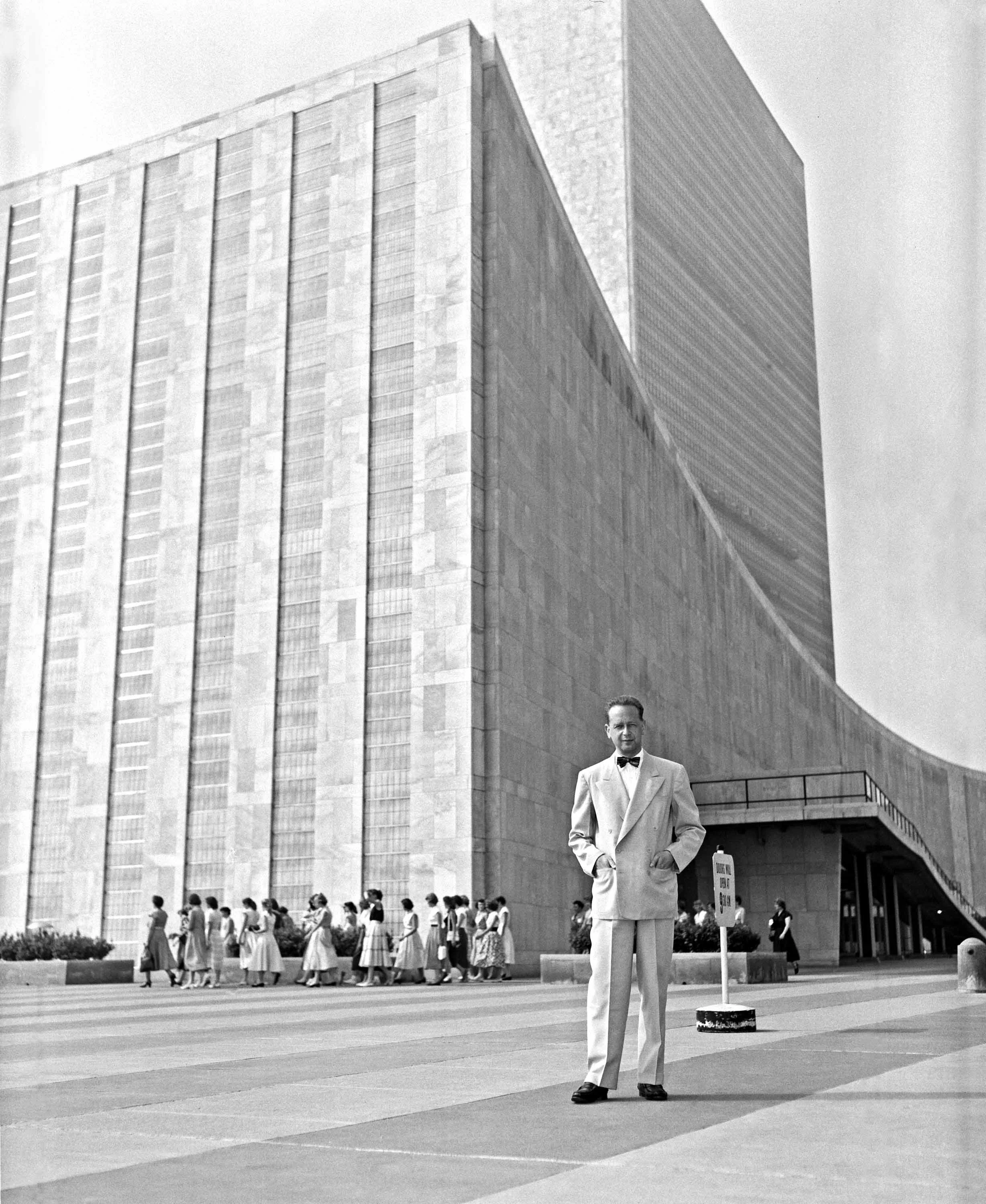 Dag Hammarskjöld, Swedish diplomat and UN Secretary-General, born this day