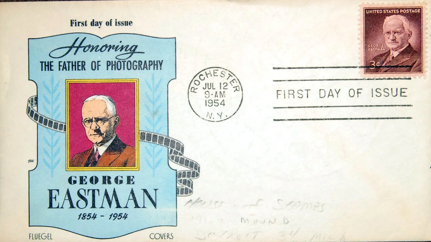 George Eastman patents Kodak camera