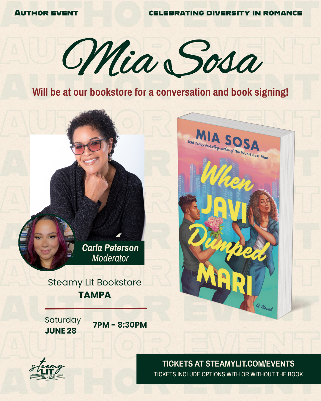Mia Sosa Book Signing + Convo
