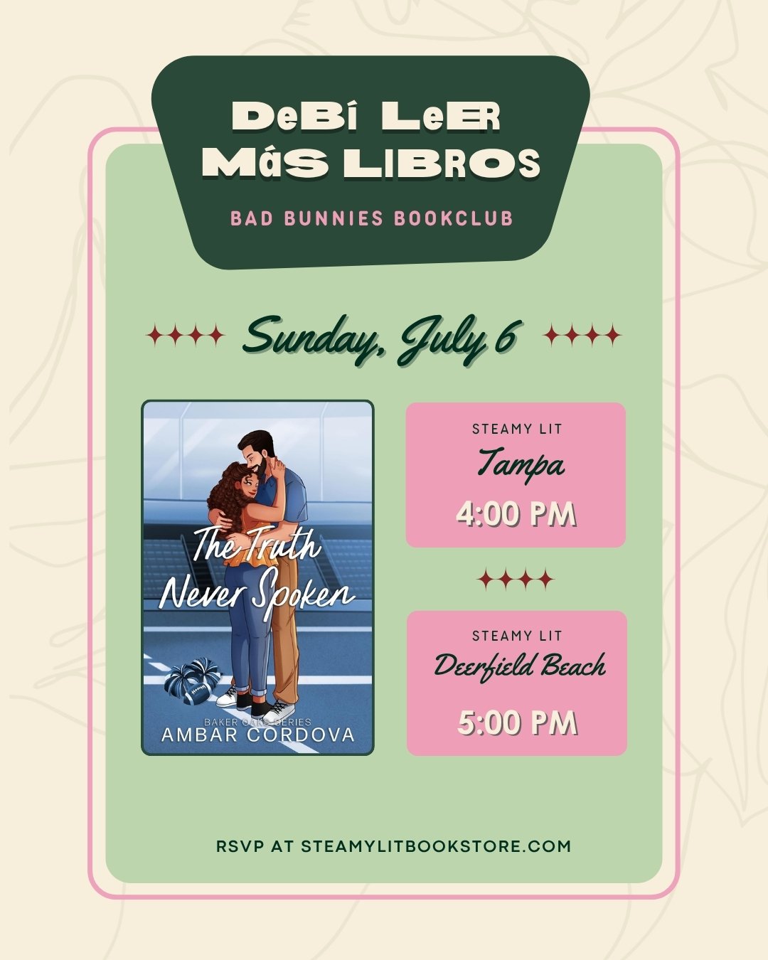 Debí Leer Más Libros Bookclub - July Meeting