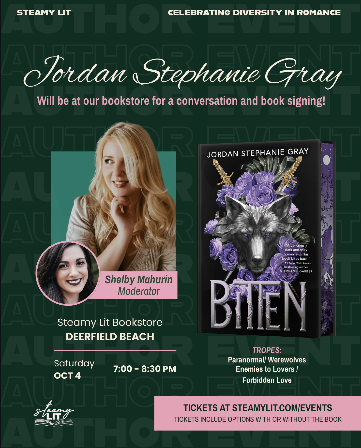 Jordan Stephanie Gray Book Signing + Convo
