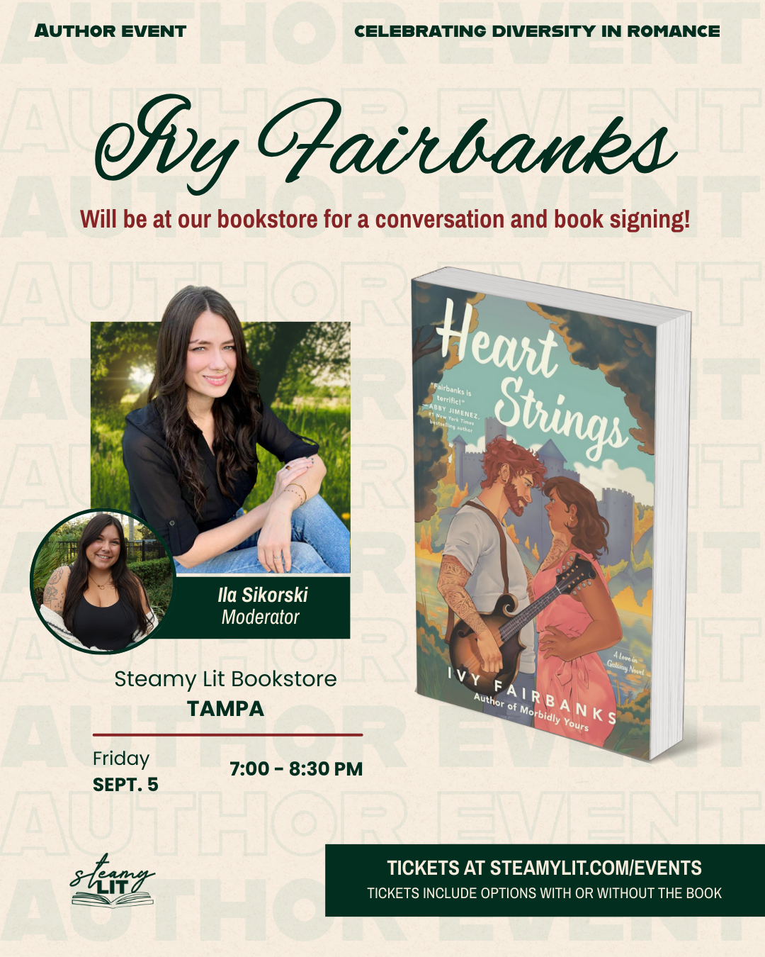 Ivy Fairbanks Book Signing + Convo