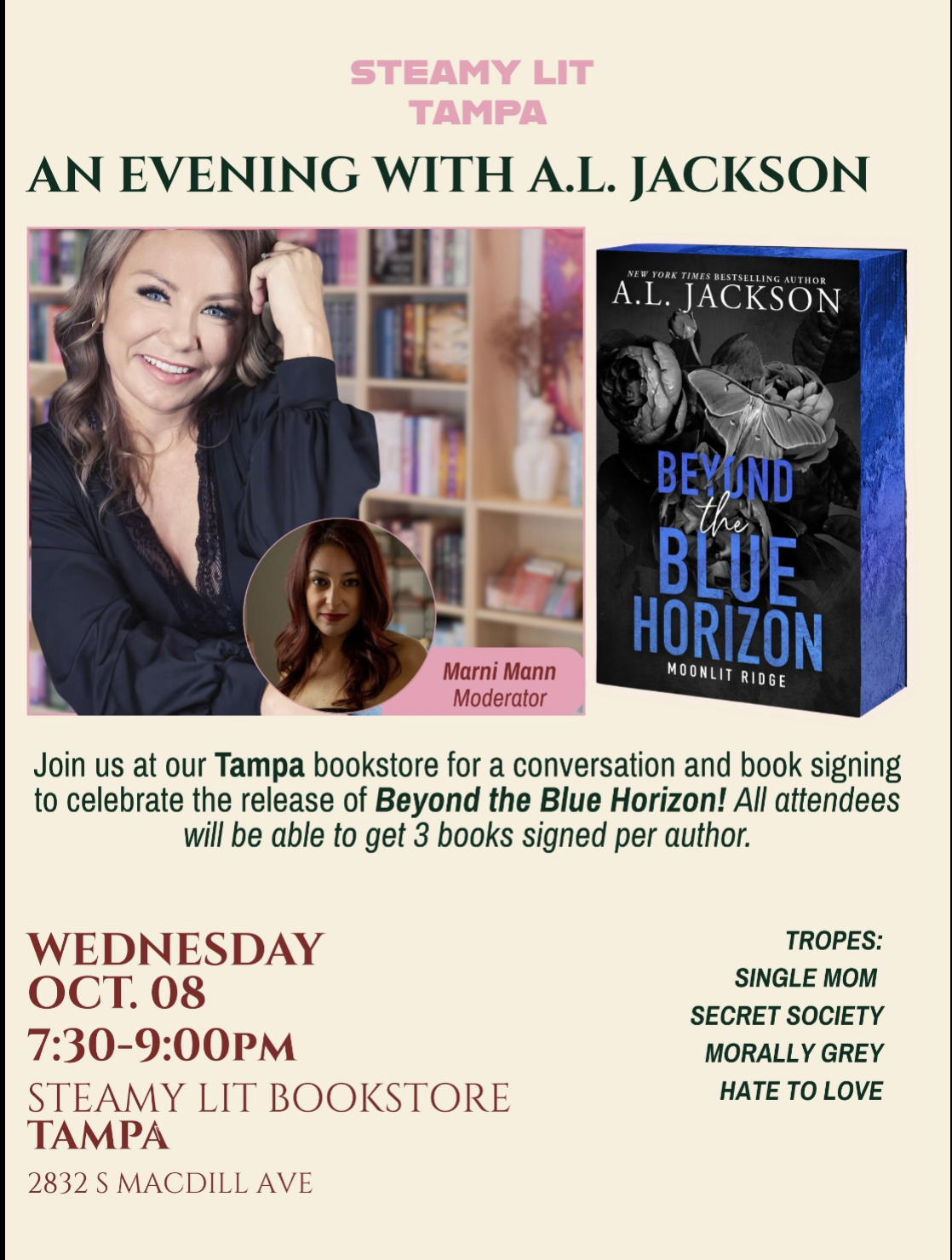 A.L. Jackson Book Signing + Convo