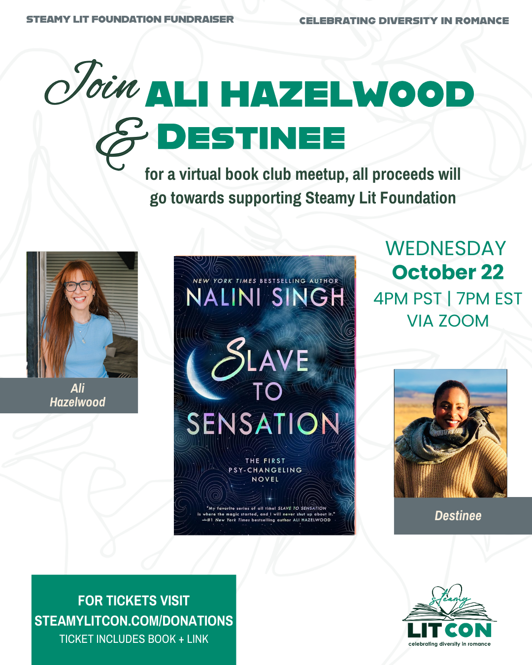 Bookclub Hosted by Ali Hazelwood & Destinee