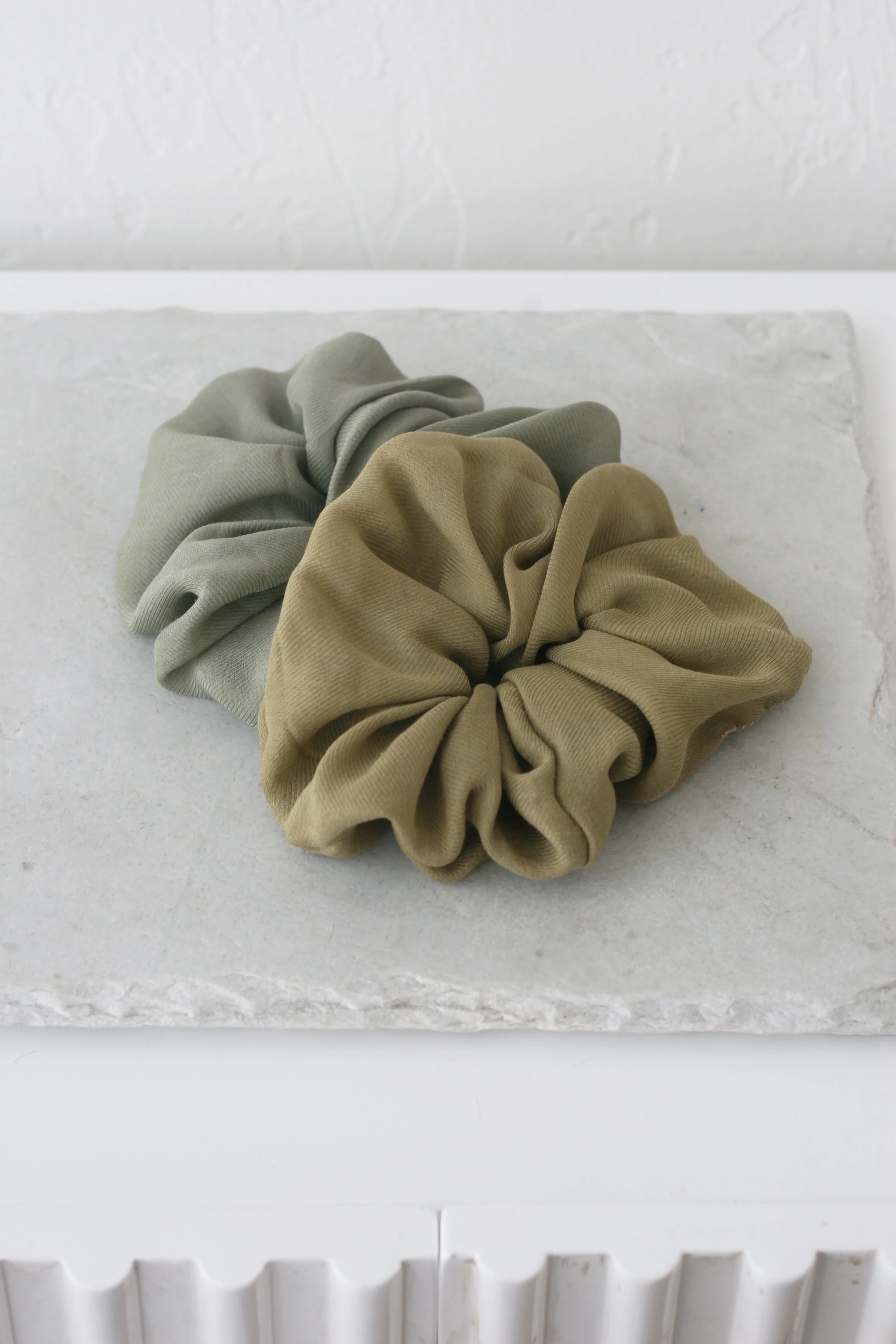 Naturally Dyed Silk Scrunchie