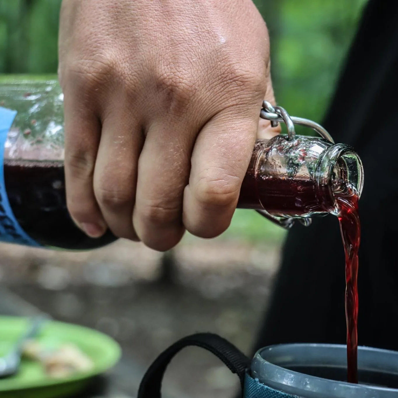 Elderberry Maple and Blueberry Shrub