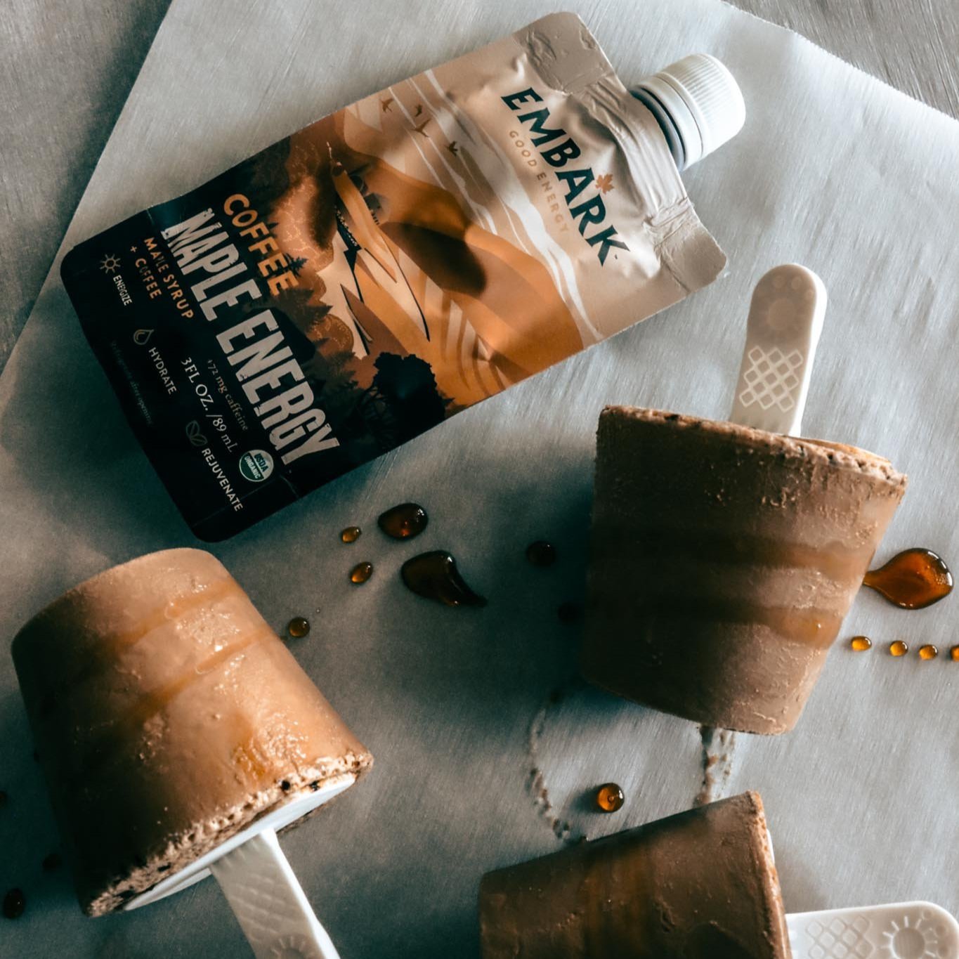 Coffee Maple Popsicles