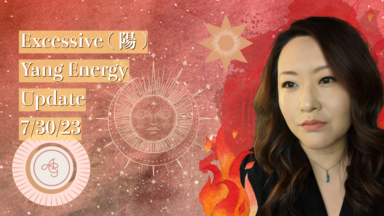 Excessive Yang (陽) Energy Update 07/30/23