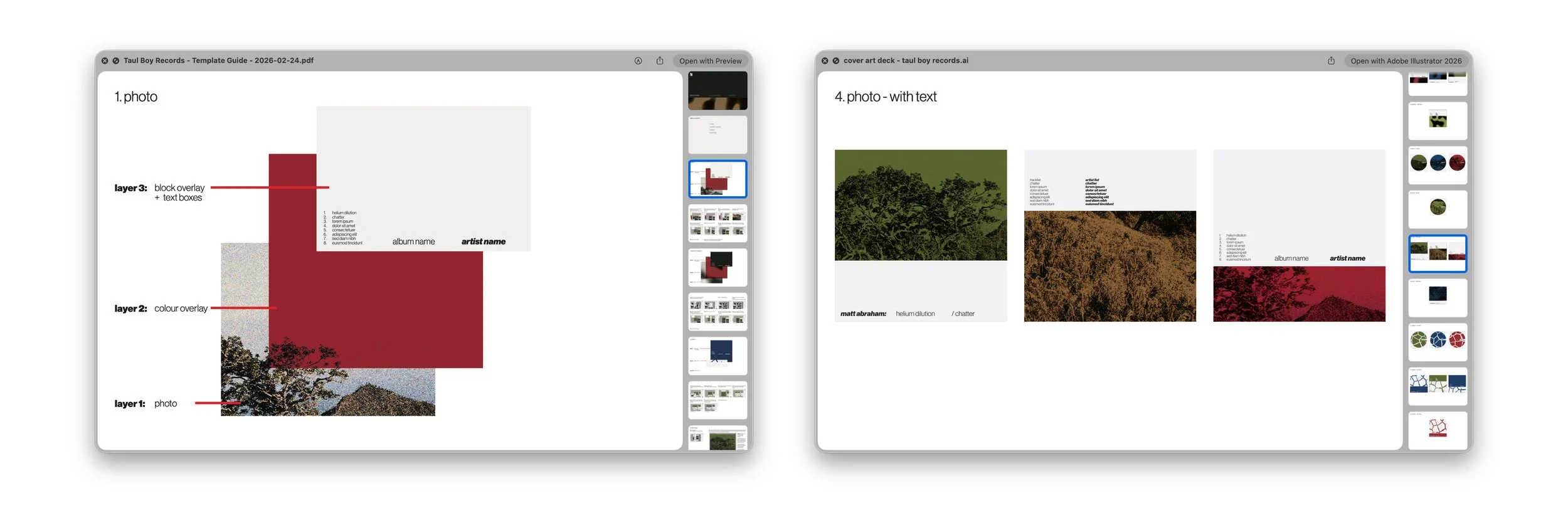 brand system, taul boy records, 2026