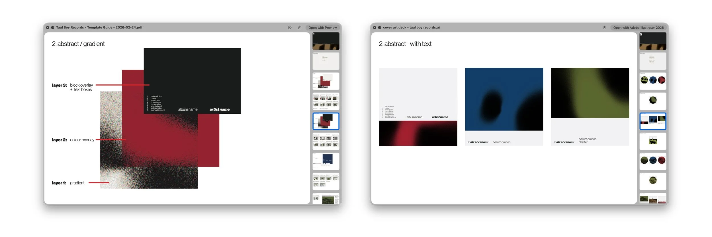 brand system, taul boy records, 2026