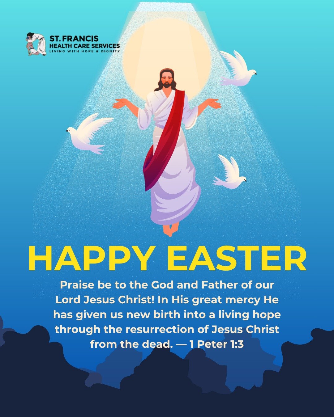 HAPPY EASTER. 
May your day be filled with love and abundant blessings.