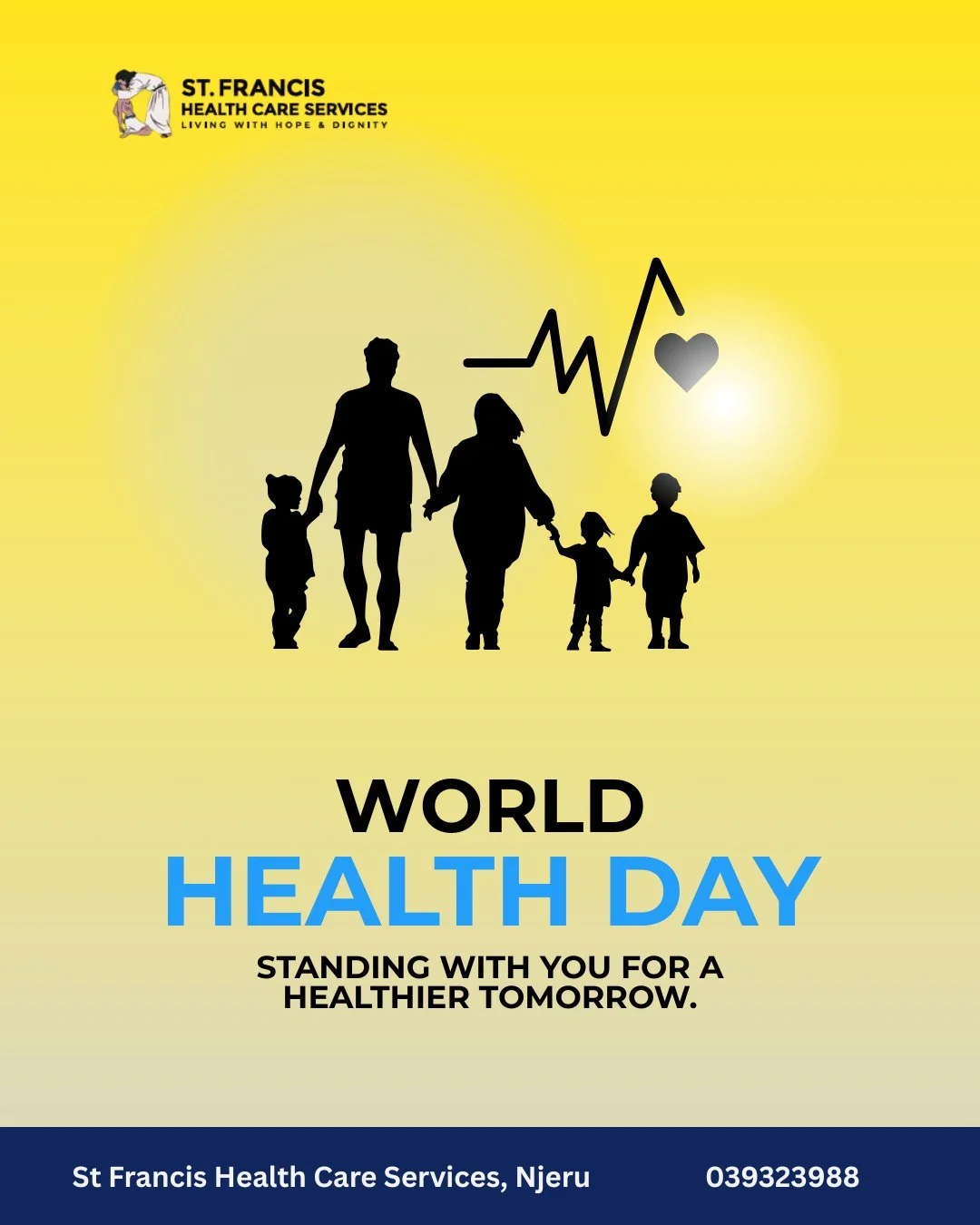 You love because of your body, but you survive because of your health, so this World Day we'd love to remind you that your health is IMPORTANT and to take good care of yourselves and your loved ones. 

#worldhealthday #stfhcs #goodhealth