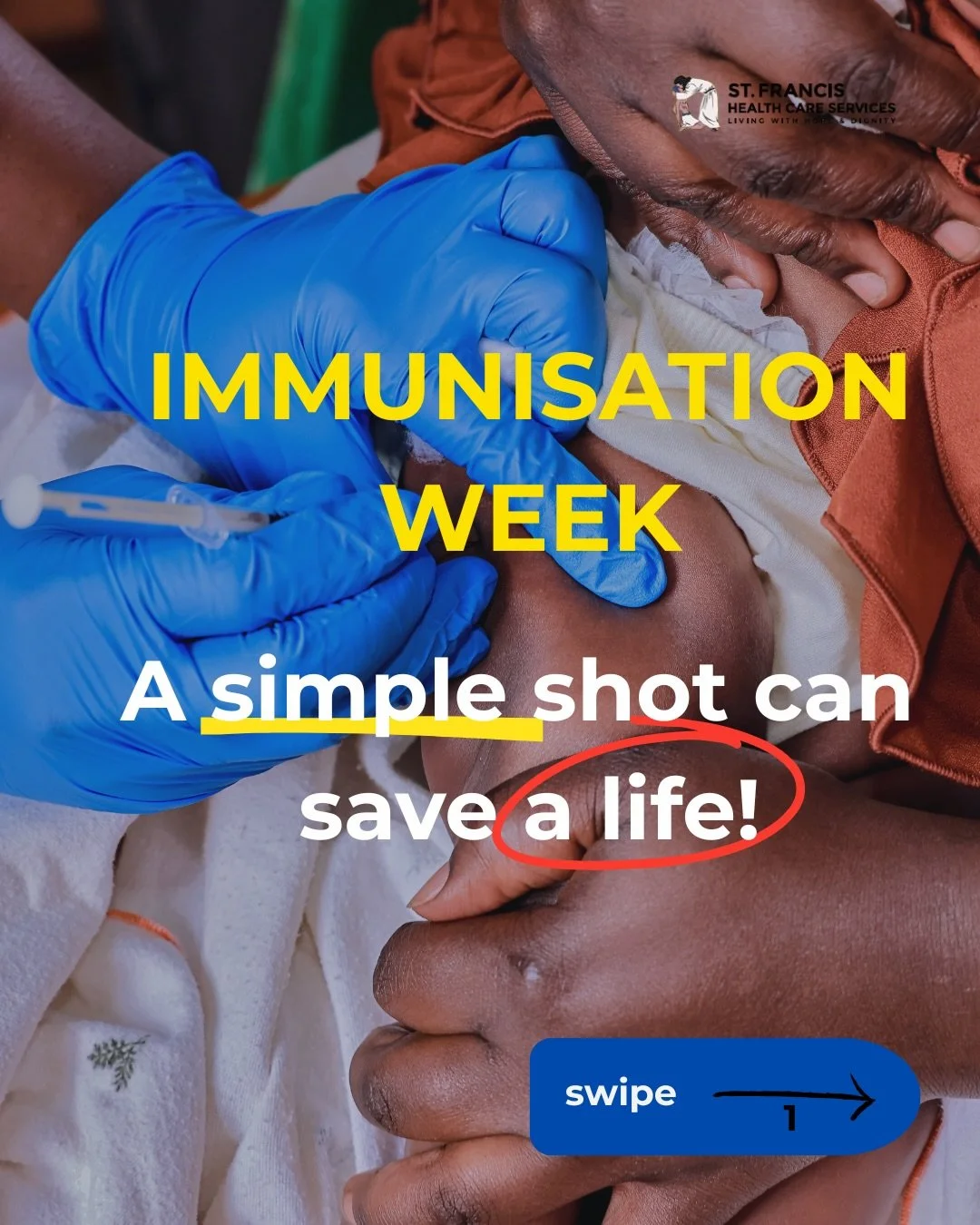 PROTECTING THE FUTURE , ONE CHILD AT A TIME💛

Through routine immunisation services, we continue to safeguard children in our communities from preventable diseases.

This immunisation week, we reaffirm our commitment to ensuring every child has acce