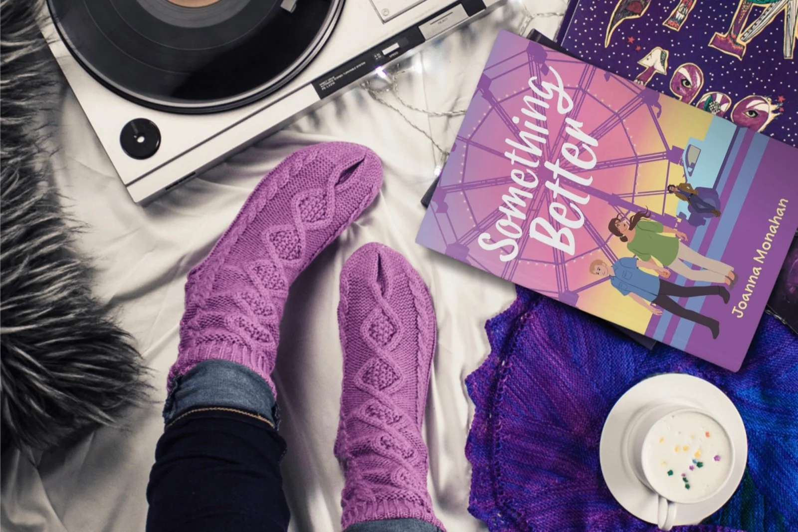 Something Better book and record player