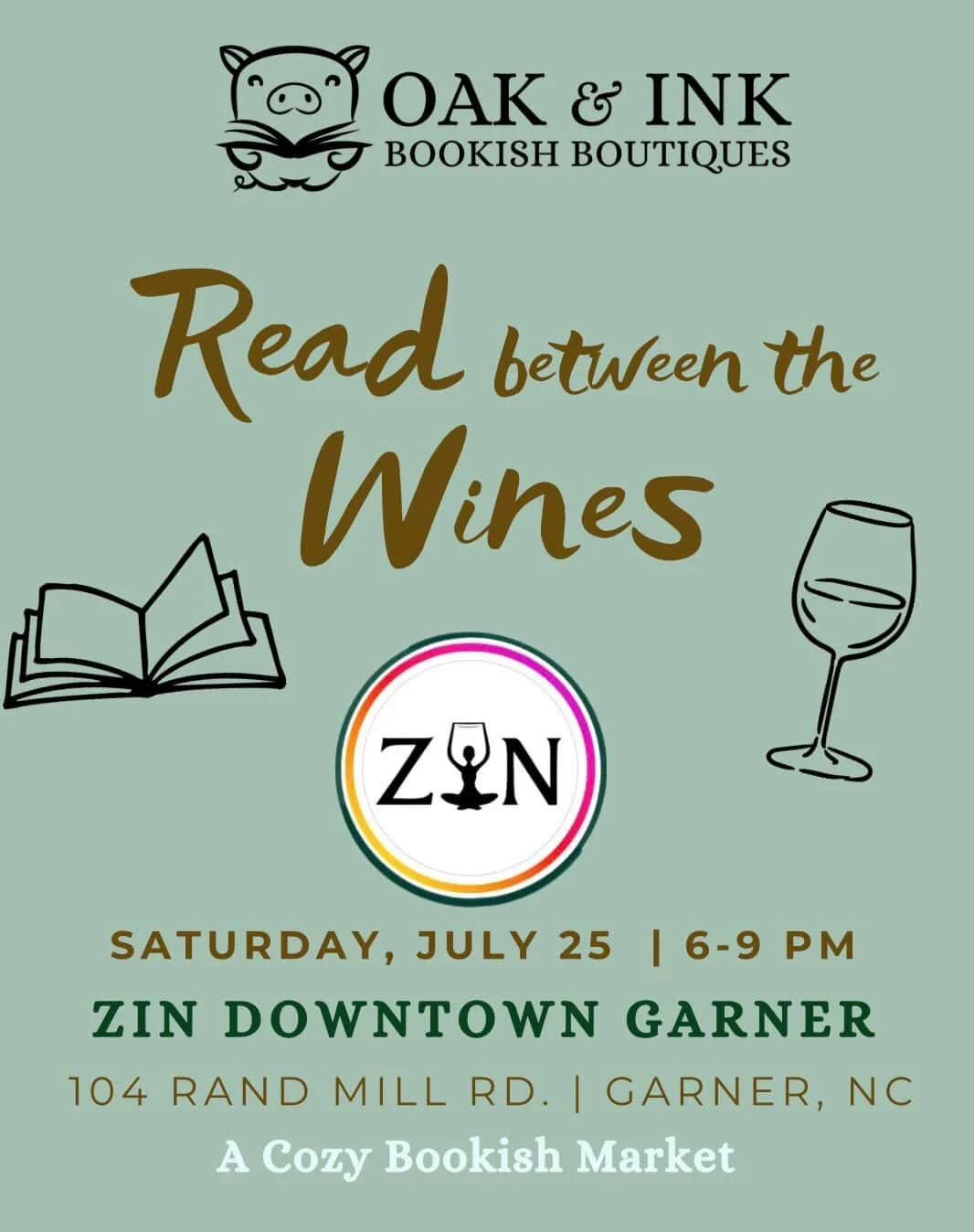Read Between the Wines: A Cozy Bookish Market