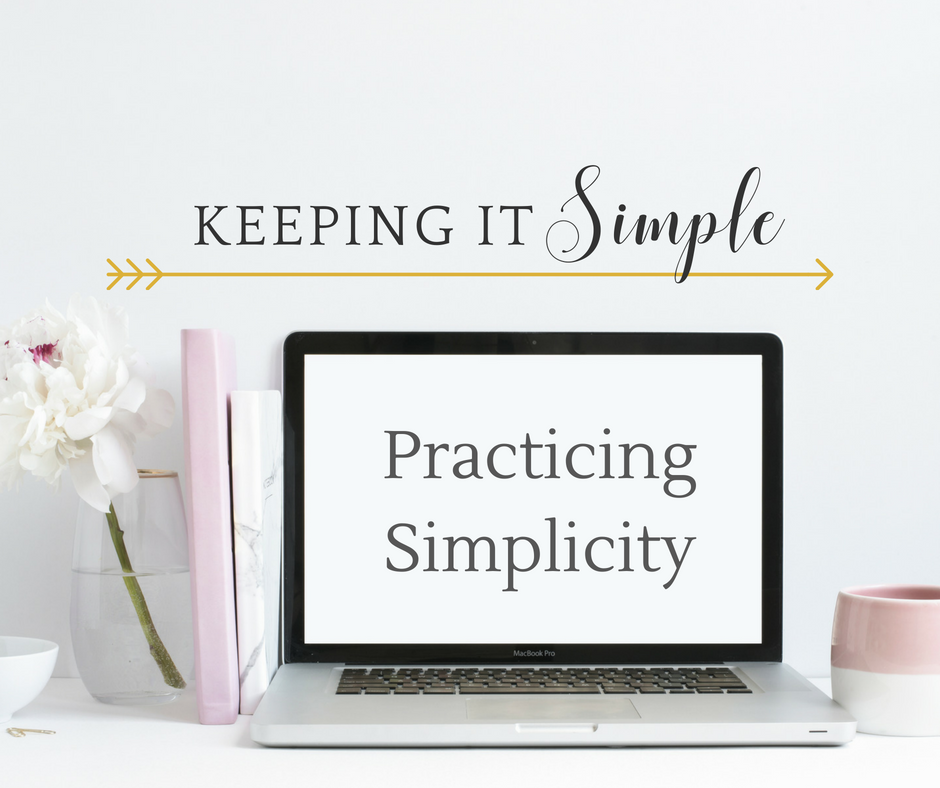 Practicing Simplicity
