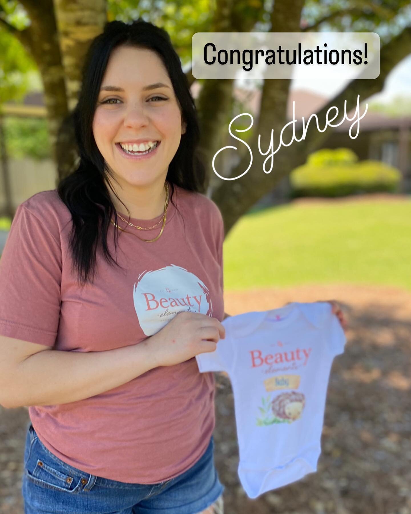 BIG NEWS as promised! Our very 1st Beauty Elements Baby. Sydney will be stepping into motherhood this September. We are super excited to meet him. 🩵👶🏻 #baby #mamasboy #momlife Shout out to @dee_custom_vinyls for the custom work!