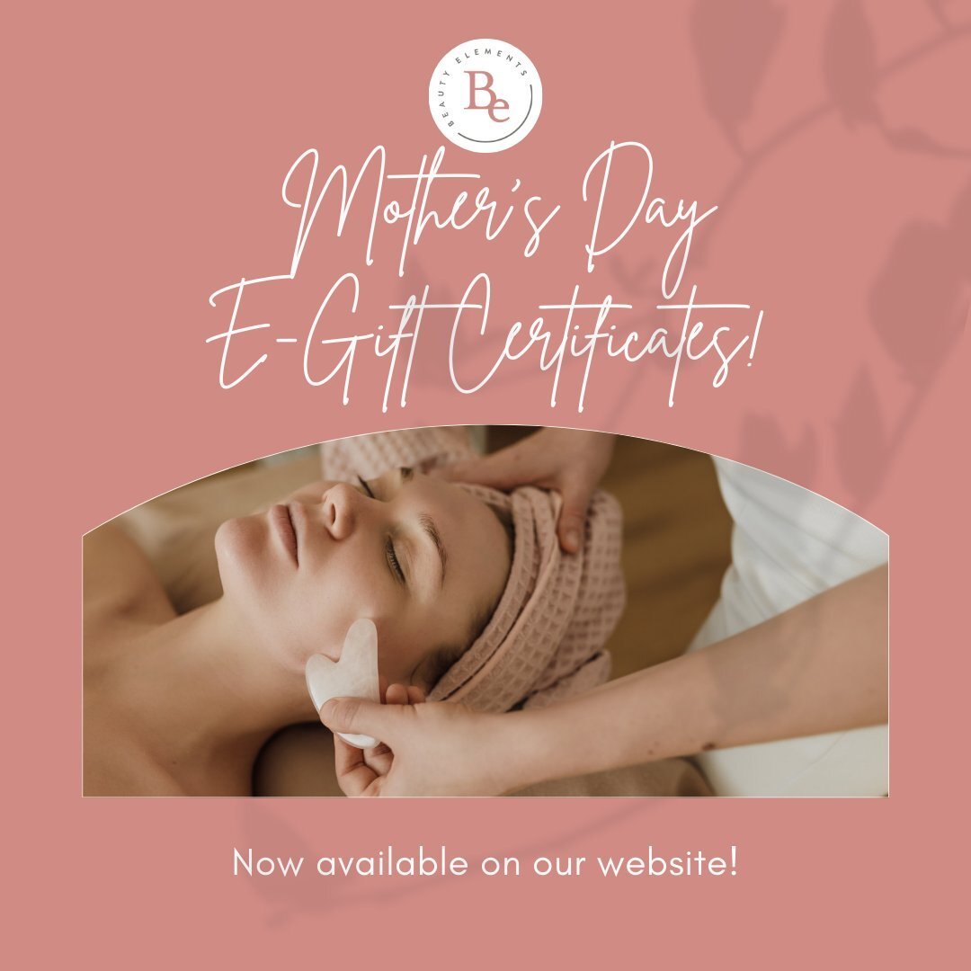 Time is ticking! Mother's Day is this Sunday! Grab your Mom an e-gift card on our website and take $15 OFF at the link in our bio! Deal ends May 14th! 
#BeautyElements #Discount #MothersDay