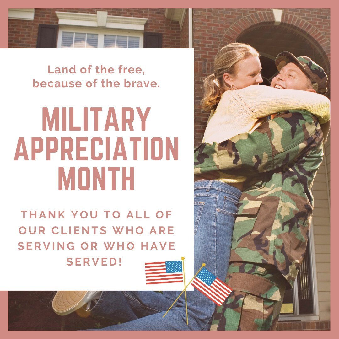 This month is Military Appreciation Month, we are so grateful for our active duty and veteran clients who have served or continue to serve our country. Thank you is not enough!
#BeautyElements #MilitaryAppreciationMonth #LandOfTheFree