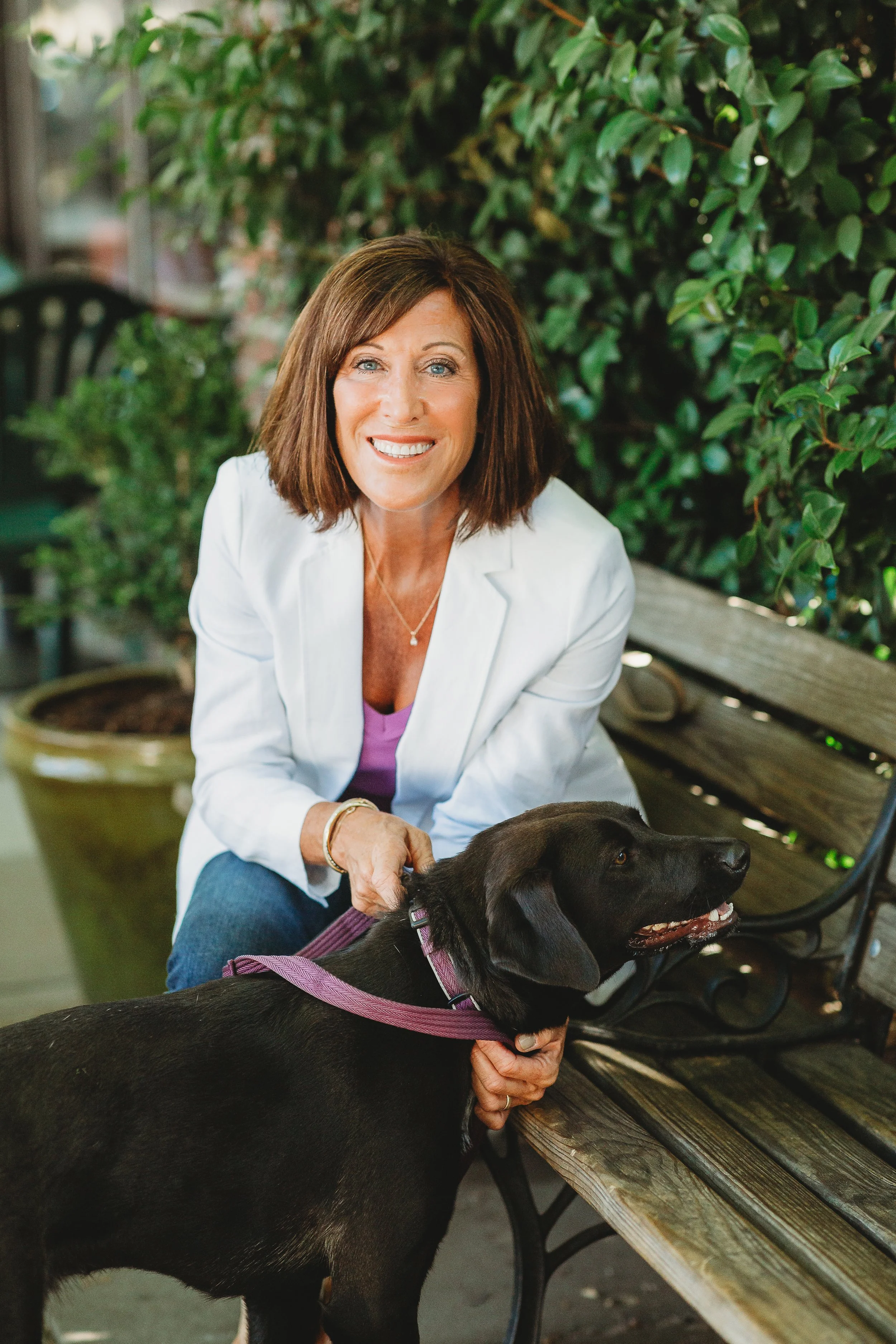 Jodi and her dog, Maisy