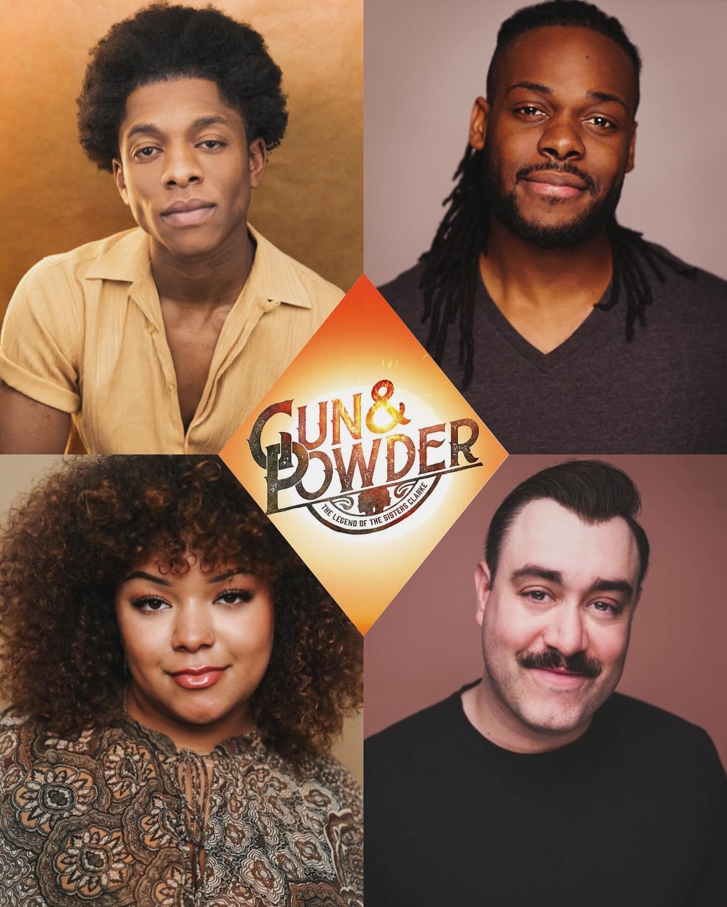 Wishing a Happy Opening Night to @aaron.j.mckenzie, @aayron._, @joanngilliamm, &amp; @iamreedcampbell in GUN &amp; POWDER at @papermillplayhouse! ⭐️