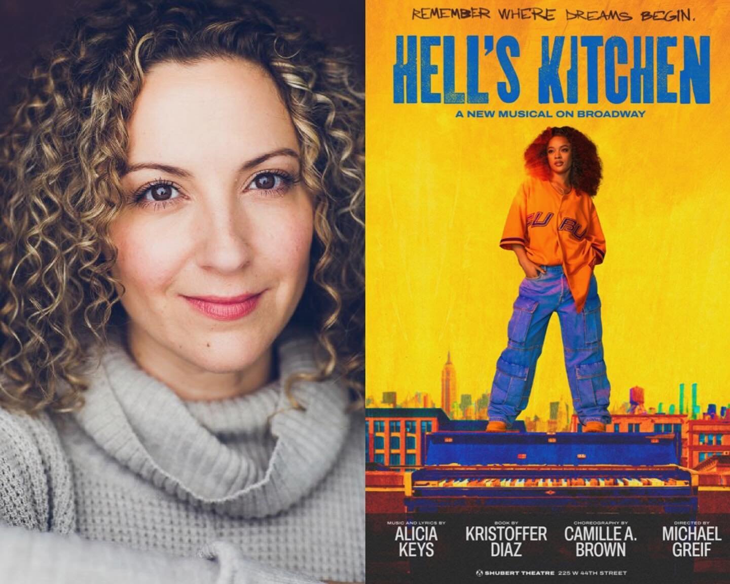 Wishing a Happy Opening Night to @donnavivino in @hellskitchenbway! Congratulations, Donna! ⭐️