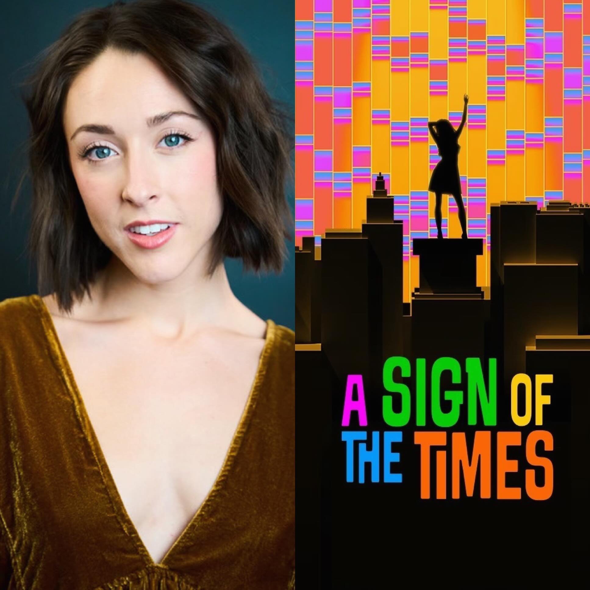 Congratulations to @bethanytesarck who officially joins the off-Broadway production of @asignofthetimesmusical tonight! ⭐️