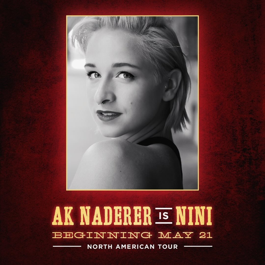 Just announced! @aknaderer will be the next Nini in the National Tour of @moulinrougebway! Congratulations, AK! ⭐️