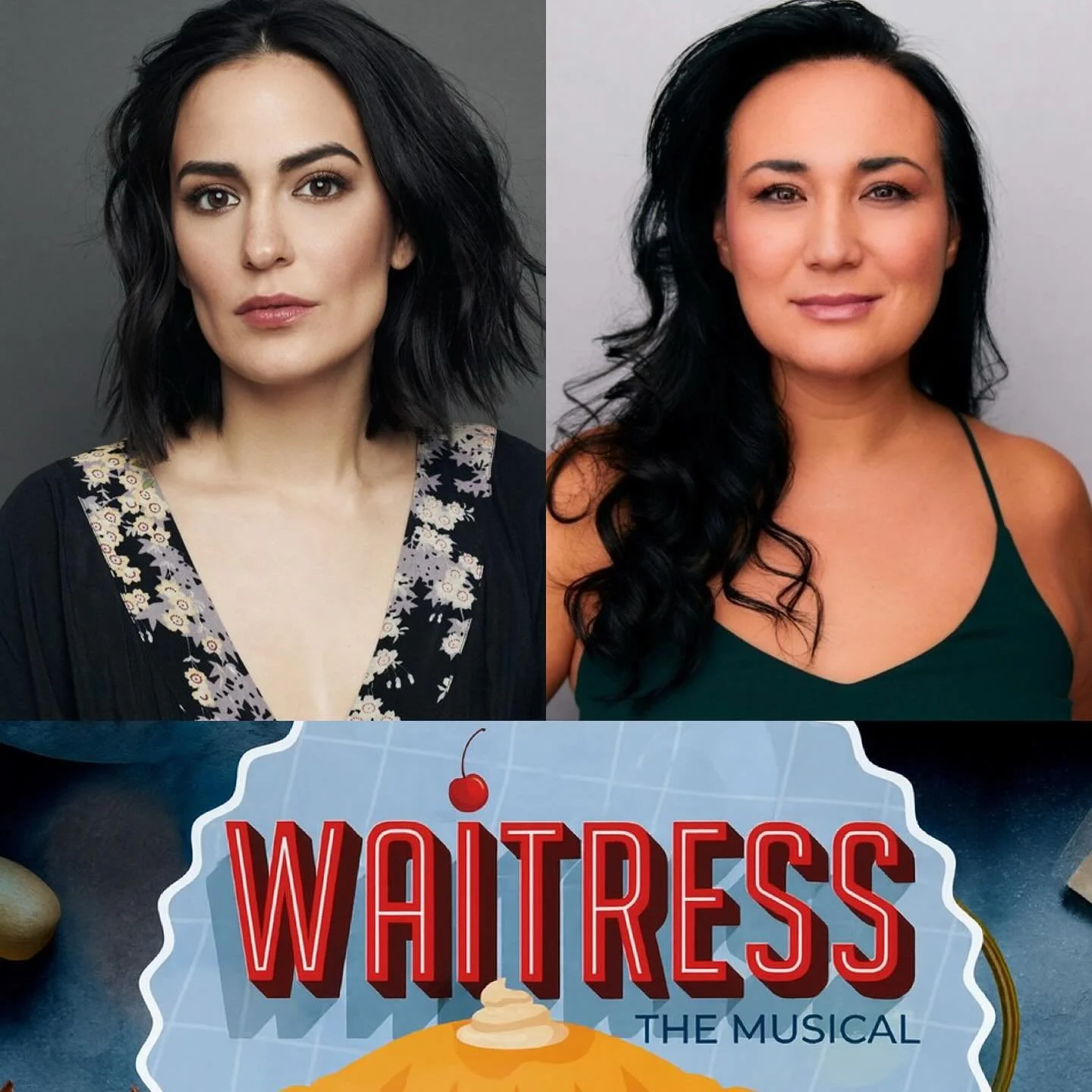 @alyssajoyfox &amp; @annefraserthomas52 star as Jenna and Becky in WAITRESS - opening tonight at @theatreraleigh! ⭐️