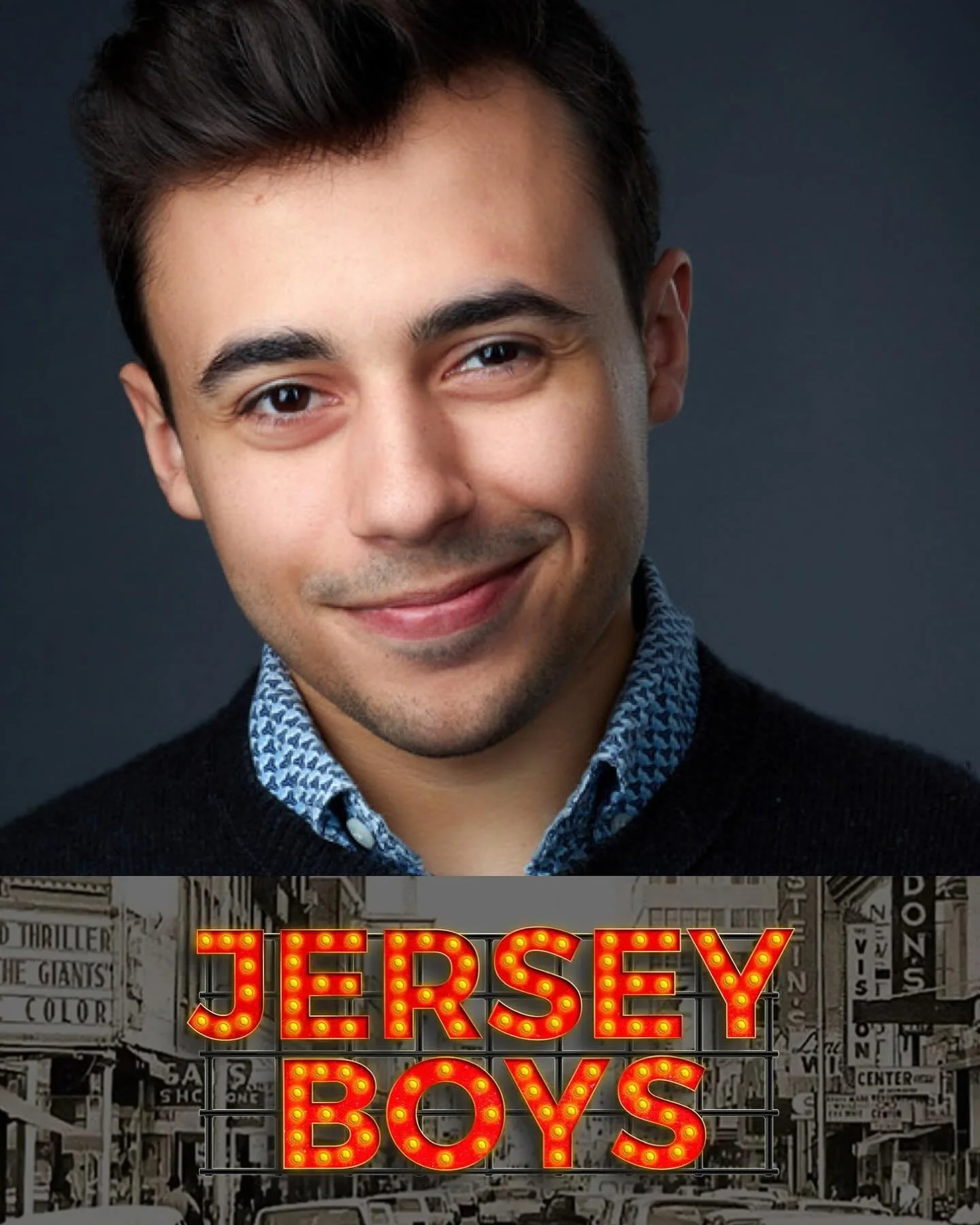 @pablodlaucerica stars as Frankie Valli in JERSEY BOYS - opening tonight at @themuny! ⭐️