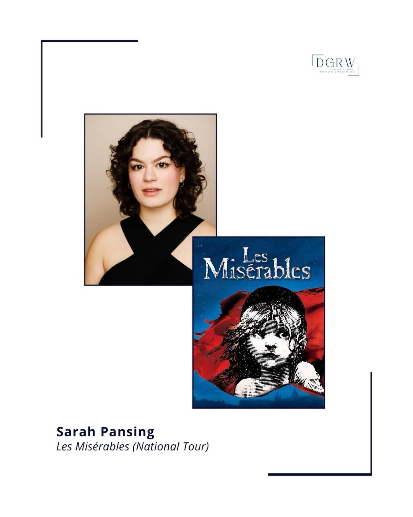 Congratulations to @sarahpansing who joins @lesmizus full time beginning tonight! ⭐️