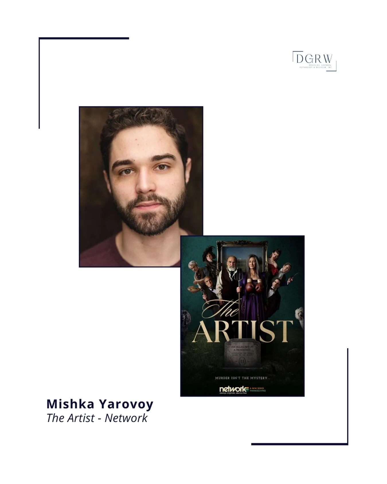Catch @mishka_yarovoy in THE ARTIST - all episodes streaming today on @thenetwork.stream! ⭐️