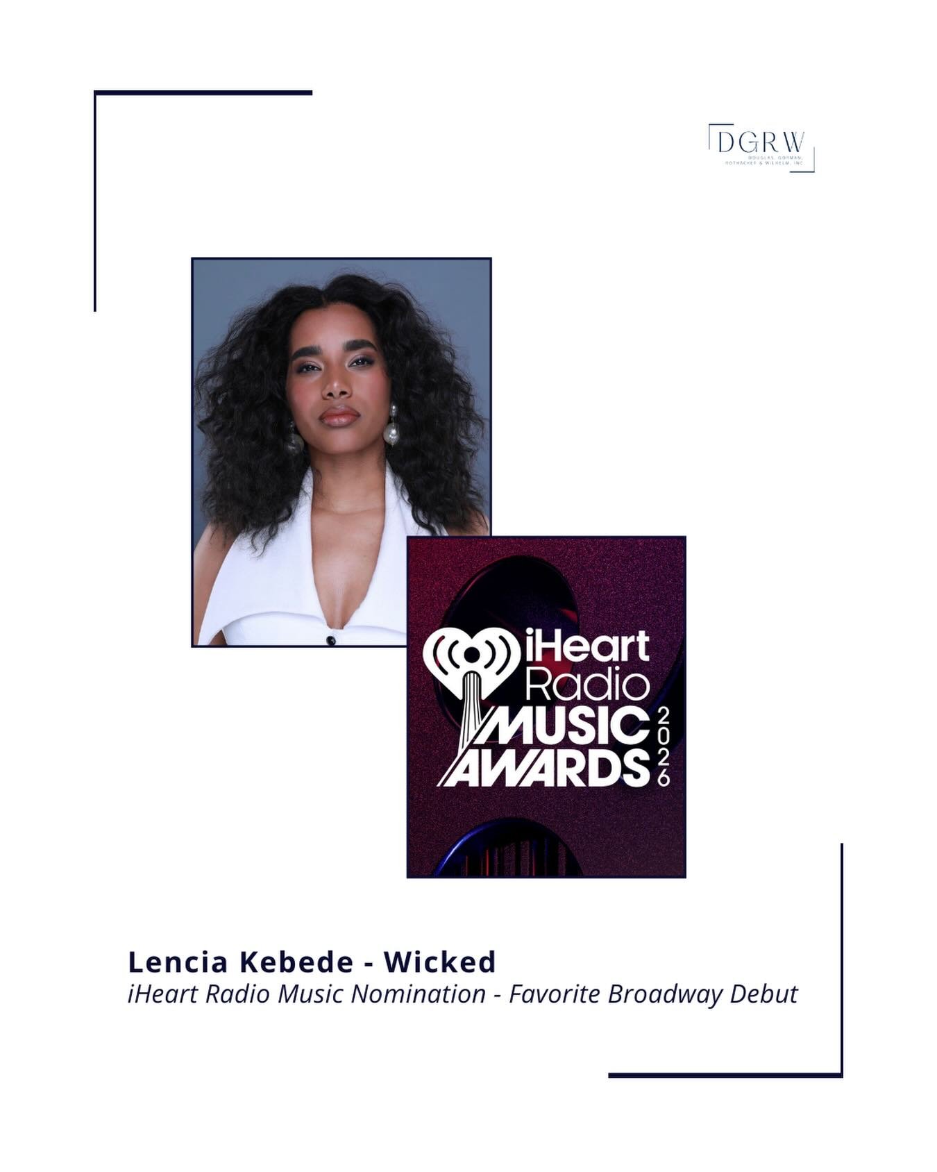 Congratulations to @lenciakebede - nominated for a 2026 @iheartradio Award! ⭐️