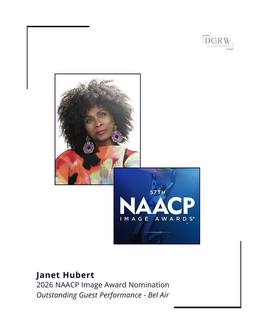 Congratulations to Janet Hubert, nominated for a 2026 @naacpimageawards for Outstanding Guest Performance for her role in @belairpeacock! ⭐️