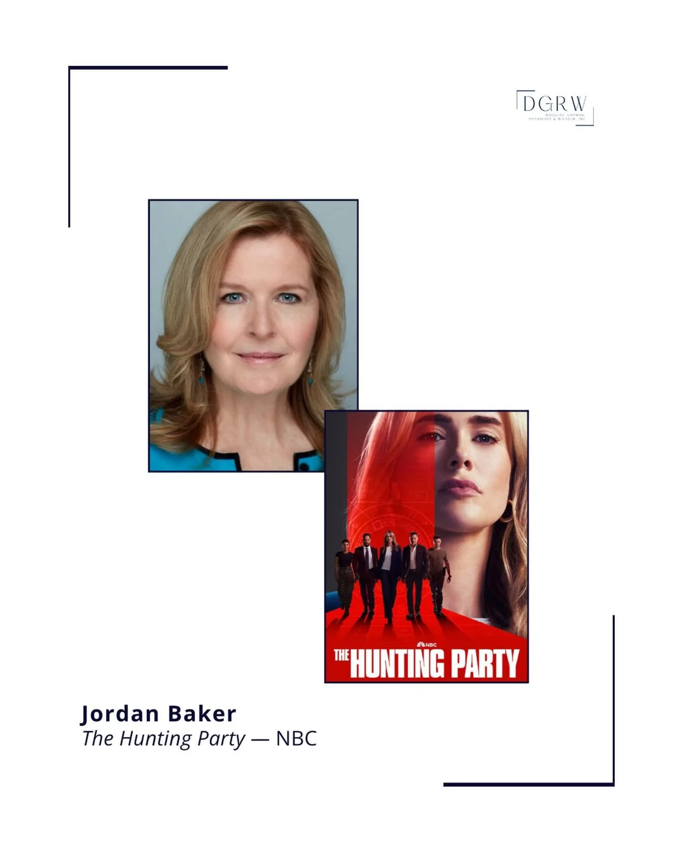 @jordanbakerkilner Guest Stars on tonight&rsquo;s new episode of THE HUNTING PARTY - don&rsquo;t miss it! ⭐️