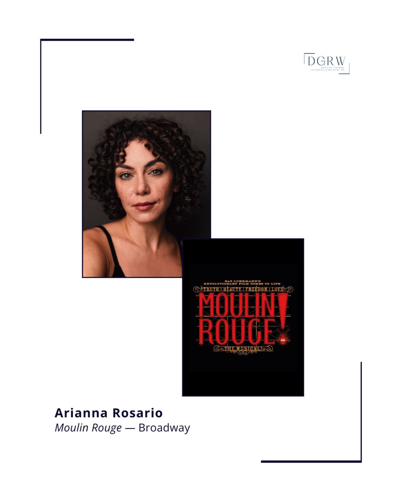 @ariannarosario officially debuts as Satine in @moulinrougebway today! Congratulations, Ari! ⭐️