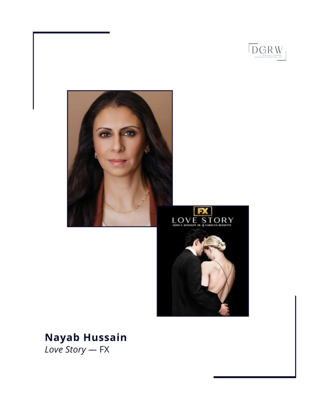 @nayabfh recurs on LOVE STORY - premiering tonight on @fxnetworks! Don&rsquo;t miss it! ⭐️