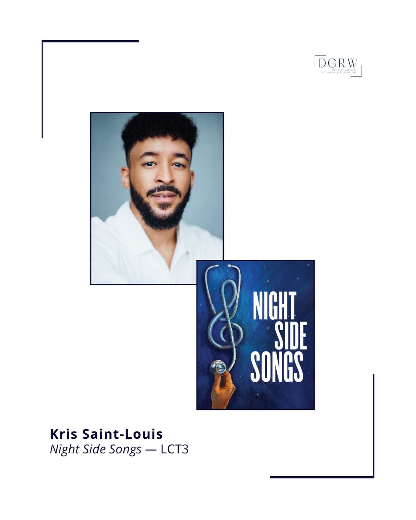 Wishing a Happy Opening to @kris.stl in NIGHT SIDE SONGS at @lctheater! ⭐️