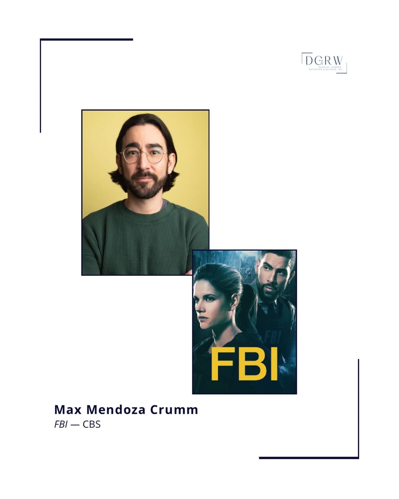 Catch @maxcrumm on this week&rsquo;s new episode of @fbicbs - streaming today on @paramountplus! ⭐️