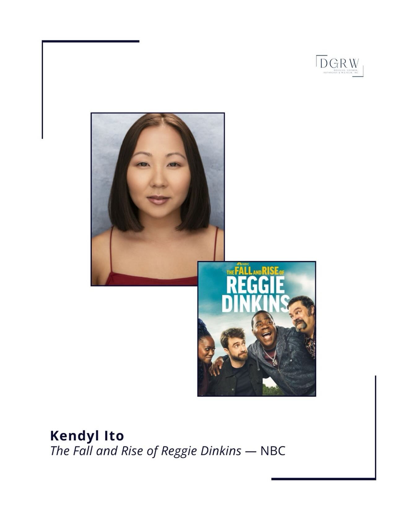 Catch @kendylito on this week&rsquo;s episode of THE FALL &amp; RISE OF REGGIE DINKINS - streaming today on @peacock! ⭐️