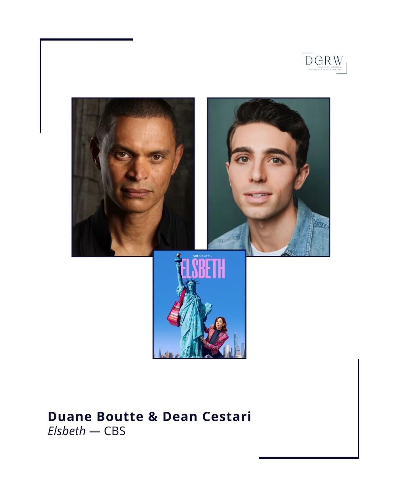 Catch @boutteduane &amp; @deancestari in tonight&rsquo;s new episode of @elsbethcbs! ⭐️