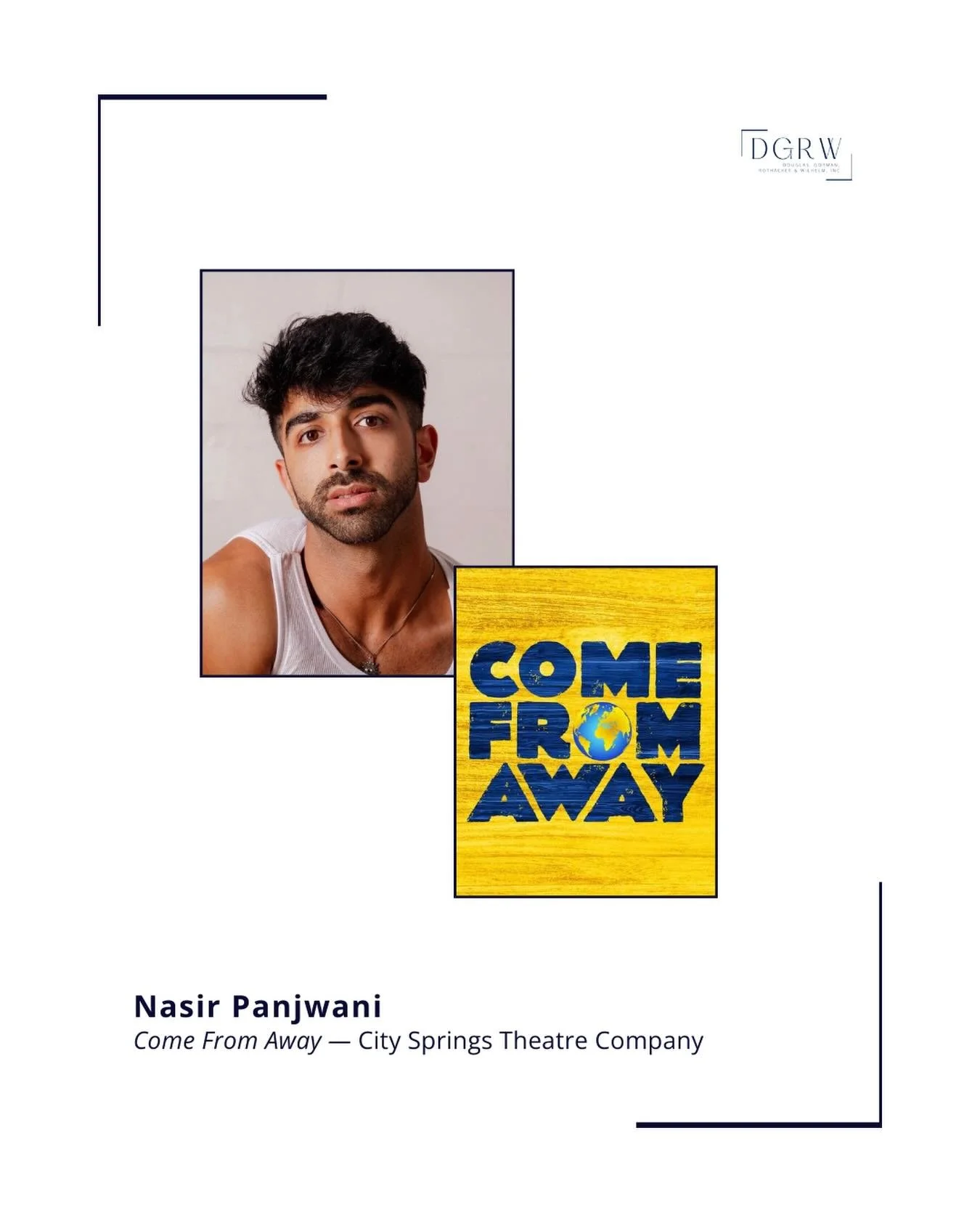 @nasirpan opens COME FROM AWAY at @cityspringstheatre - congratulations, Nasir! ⭐️