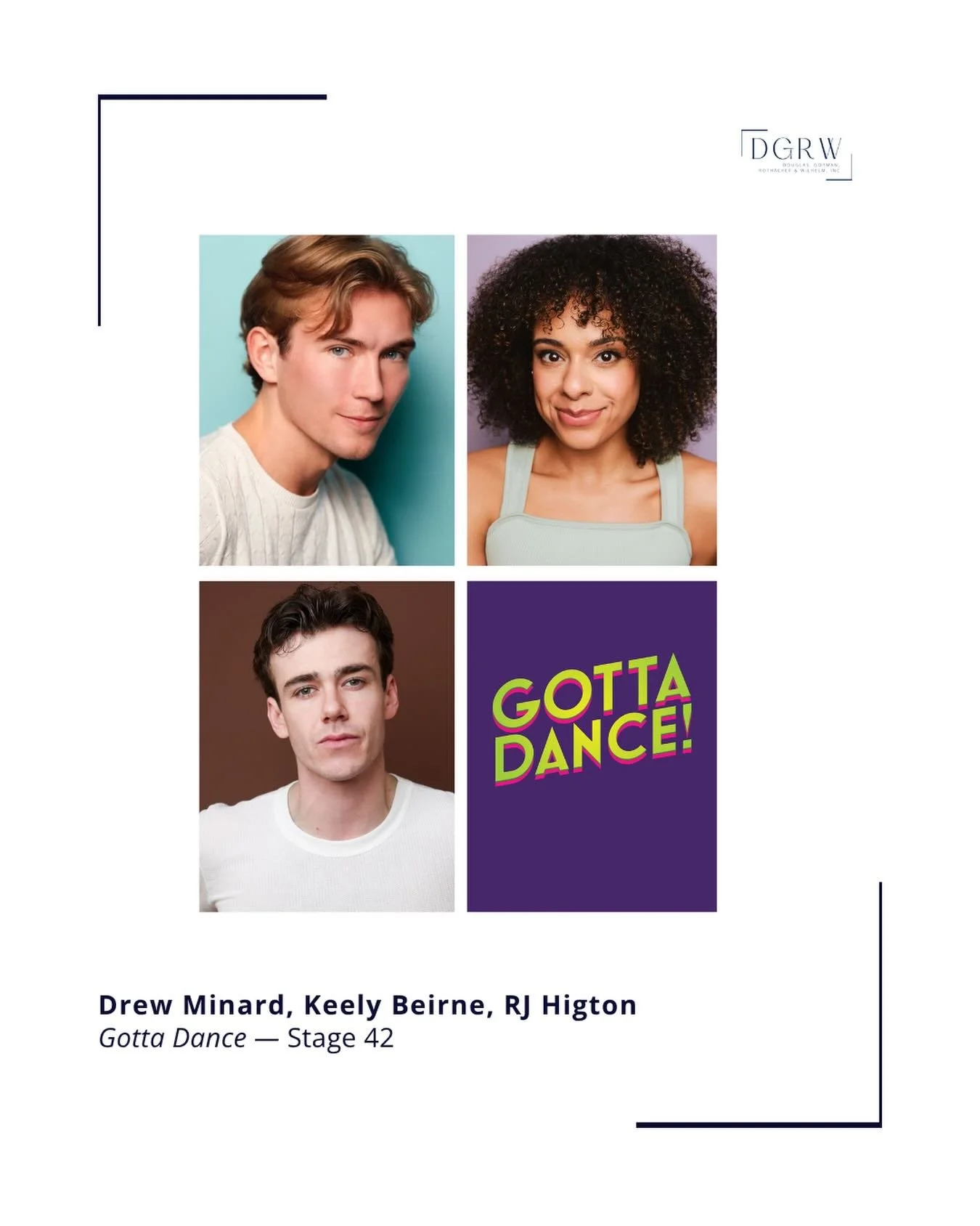 Happy Opening Night to @drew.minard, @keel_b, &amp; @rjhigton in @gottadanceshow! ⭐️